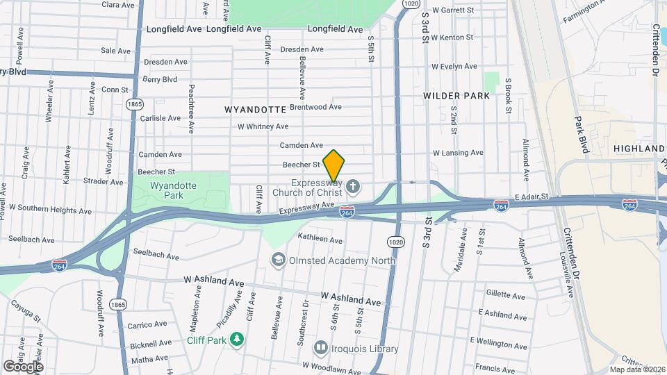4403 Gatewood Ave Map and Location Details