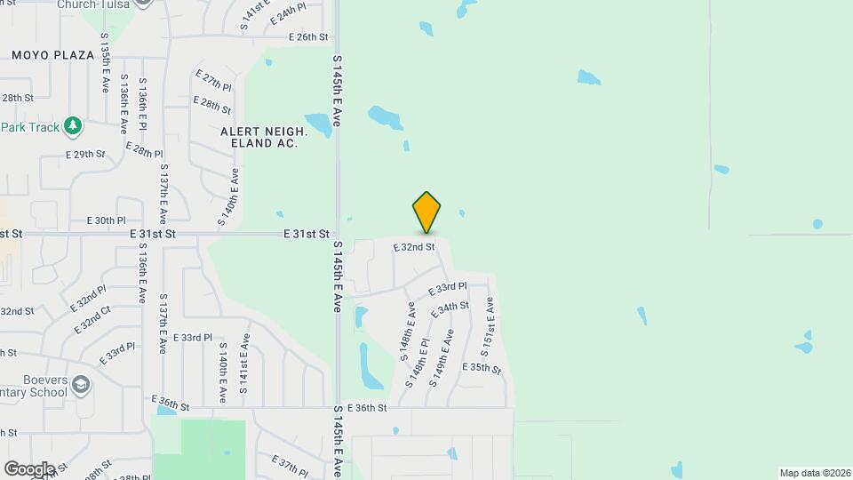 14841 E 32nd St S Map and Location Details