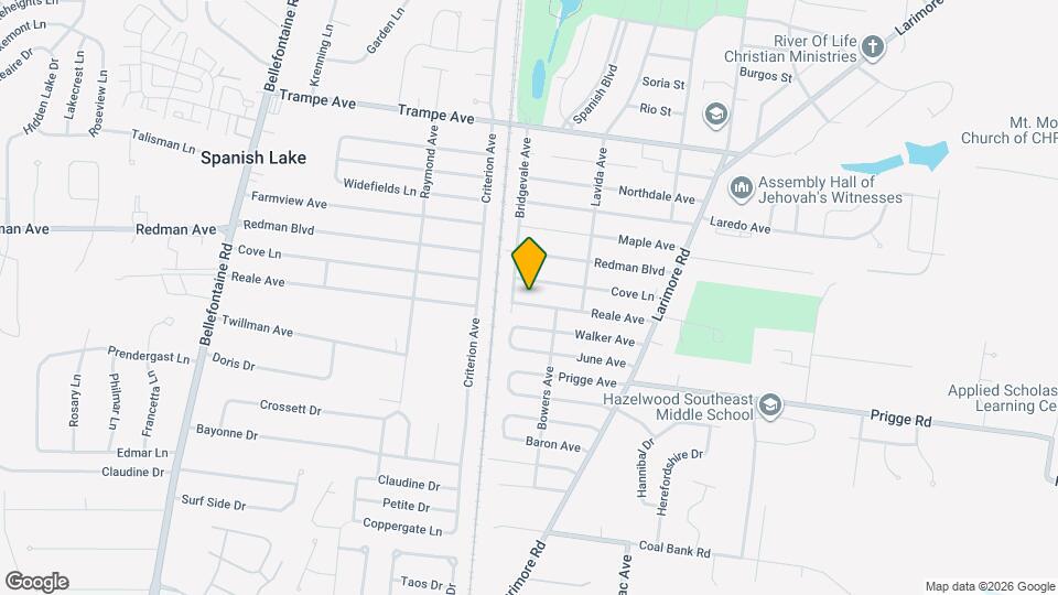 1223 Reale Ave Map and Location Details