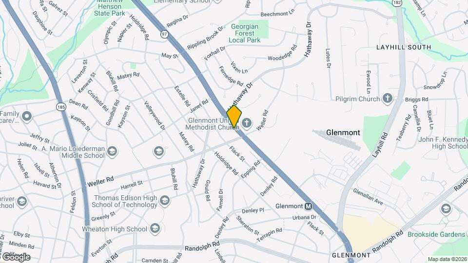 12904 Georgia Ave Mapa y Detalles de la Ubicación