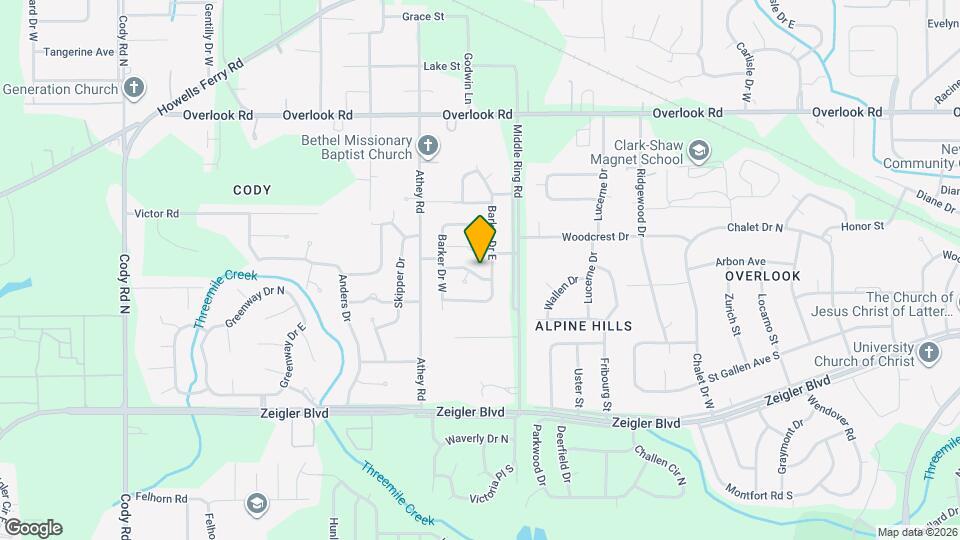 6452 Tanner St Map and Location Details