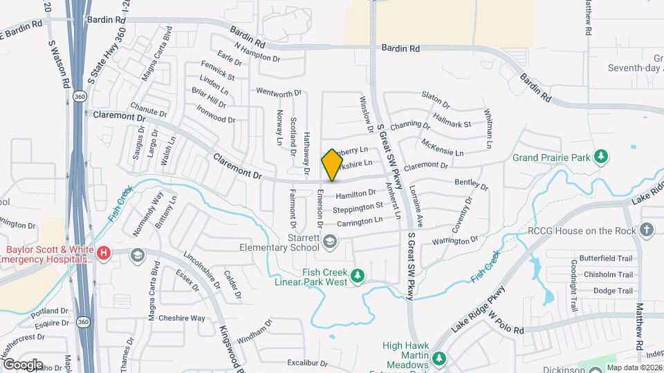 2661 Claremont Dr Mapa y Detalles de la Ubicación