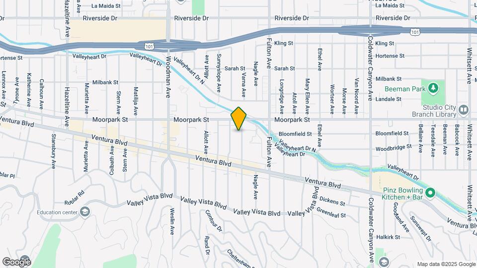 4315 Dixie Canyon Ave Map and Location Details