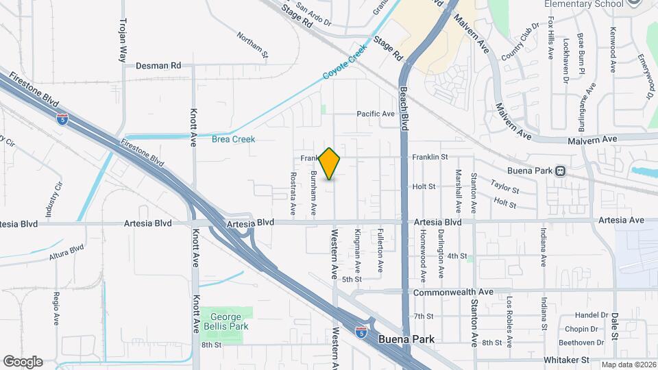5841 Western Ave Map and Location Details