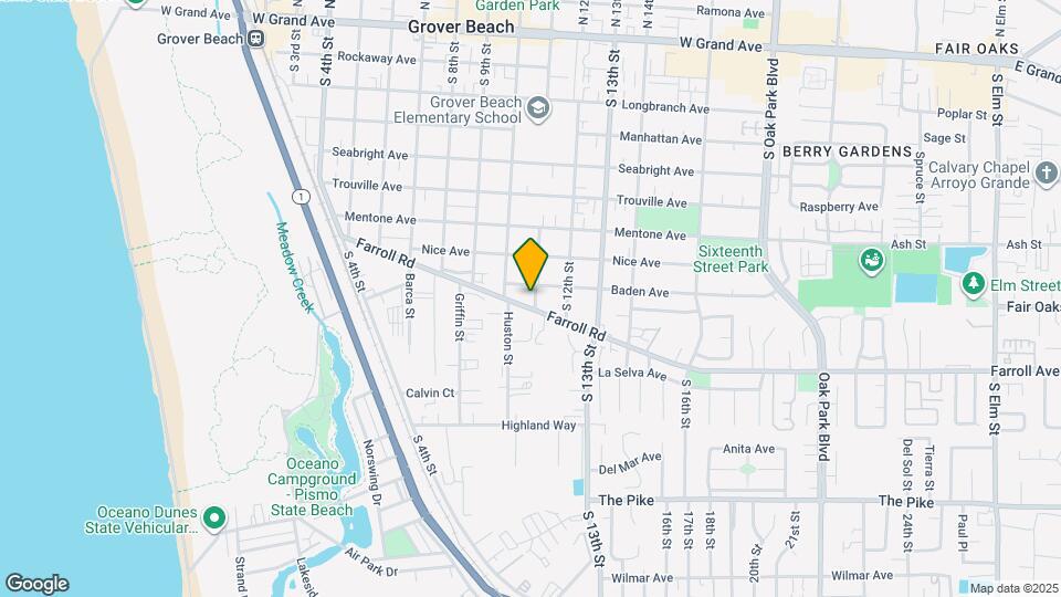 1084 Baden Ave Map and Location Details