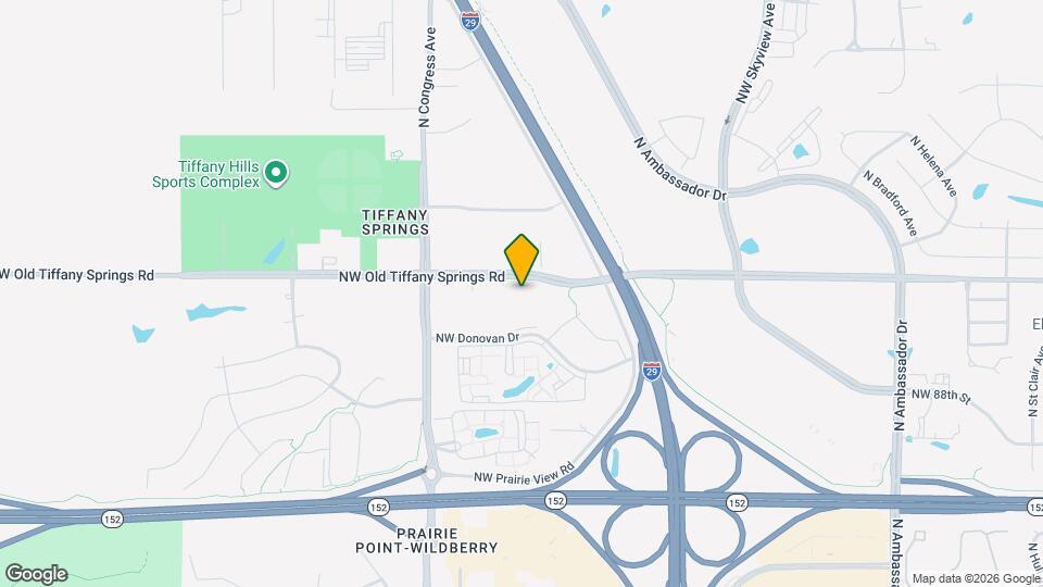 The Edison at Tiffany Springs Mapa y Detalles de la Ubicación