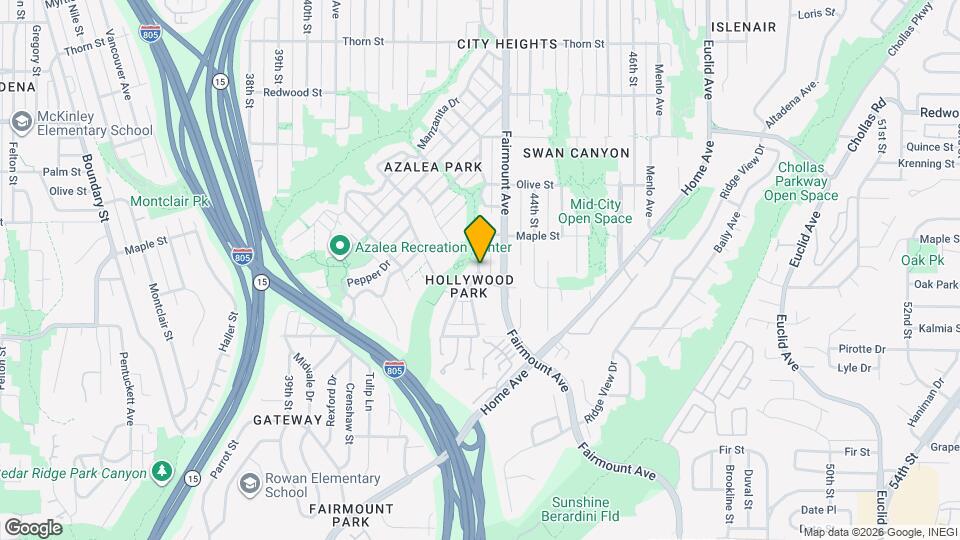 2501 Sumac Dr Mapa y Detalles de la Ubicación