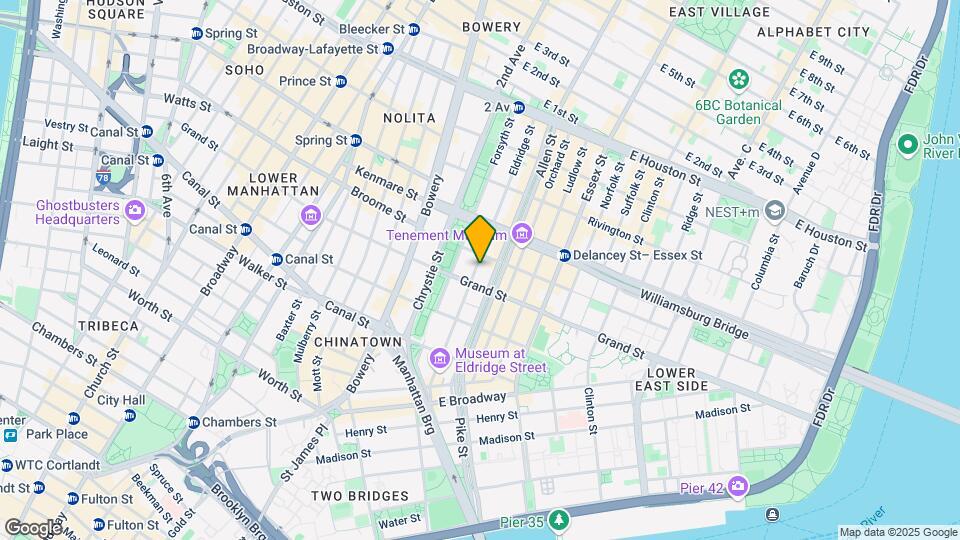 108 Eldridge St Mapa y Detalles de la Ubicación