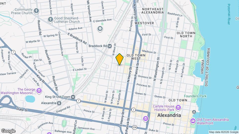 519 N Payne St Mapa y Detalles de la Ubicación