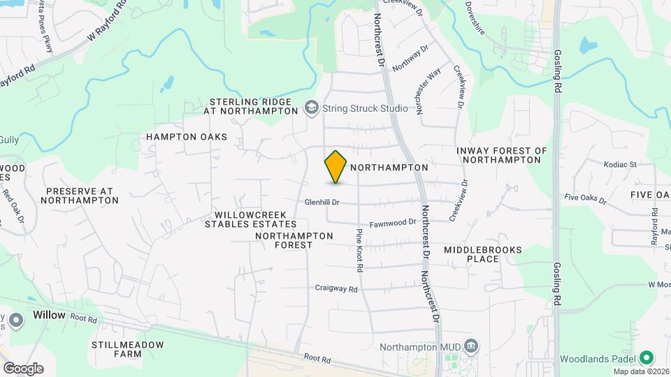 6503 Hickorycrest Dr Map and Location Details