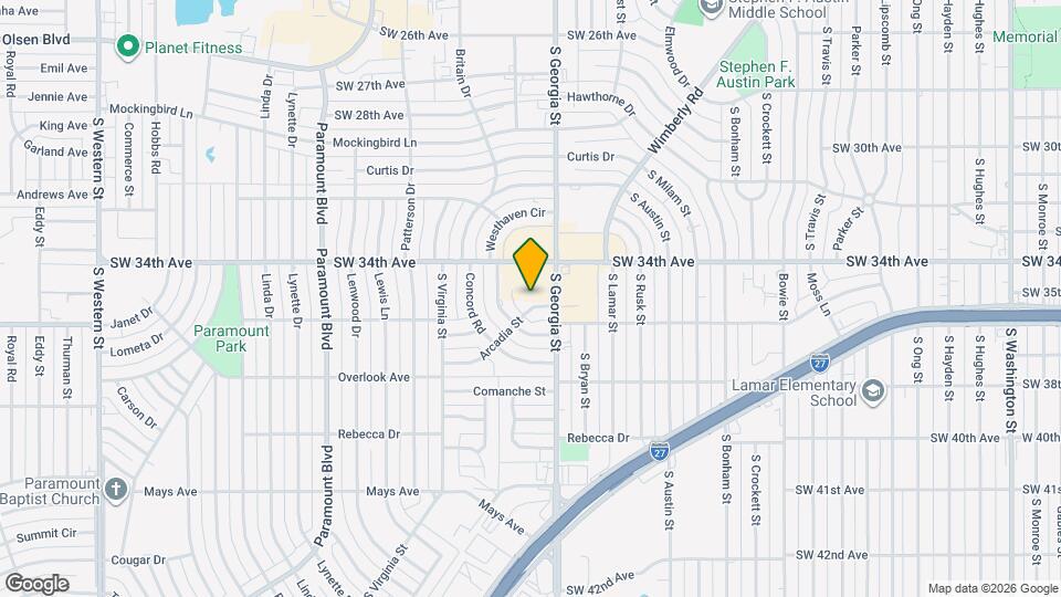 Arcadia Street Apartments Map and Location Details