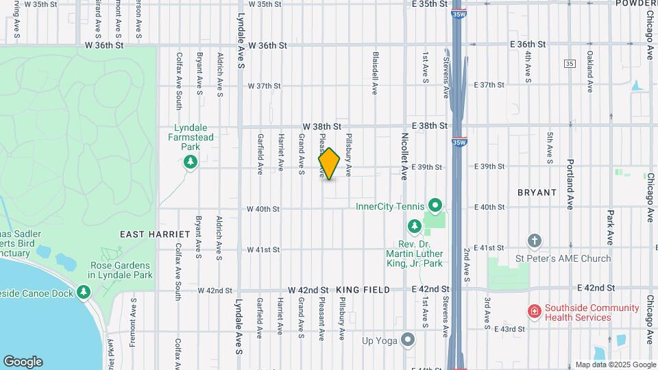 3925 Pleasant Ave S Map and Location Details