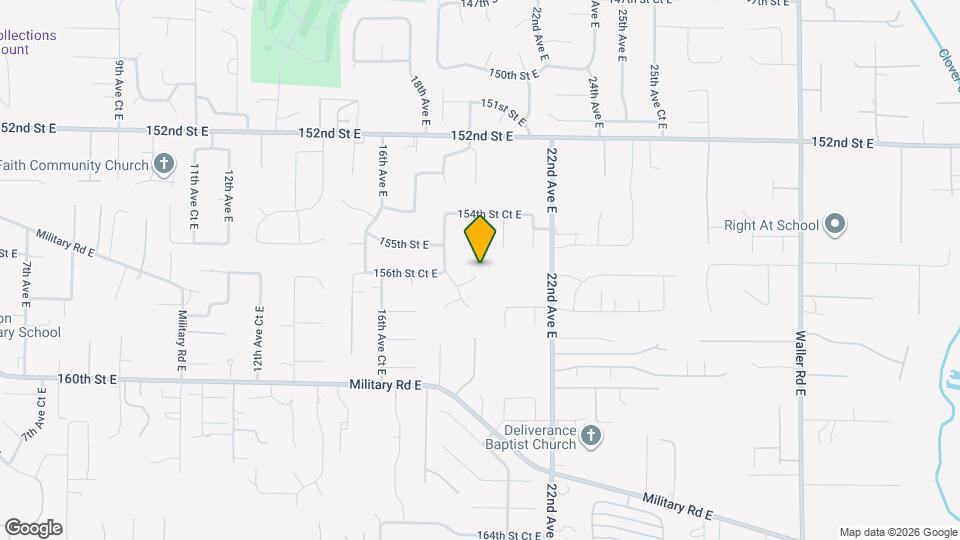 1915 157th St E Mapa y Detalles de la Ubicación