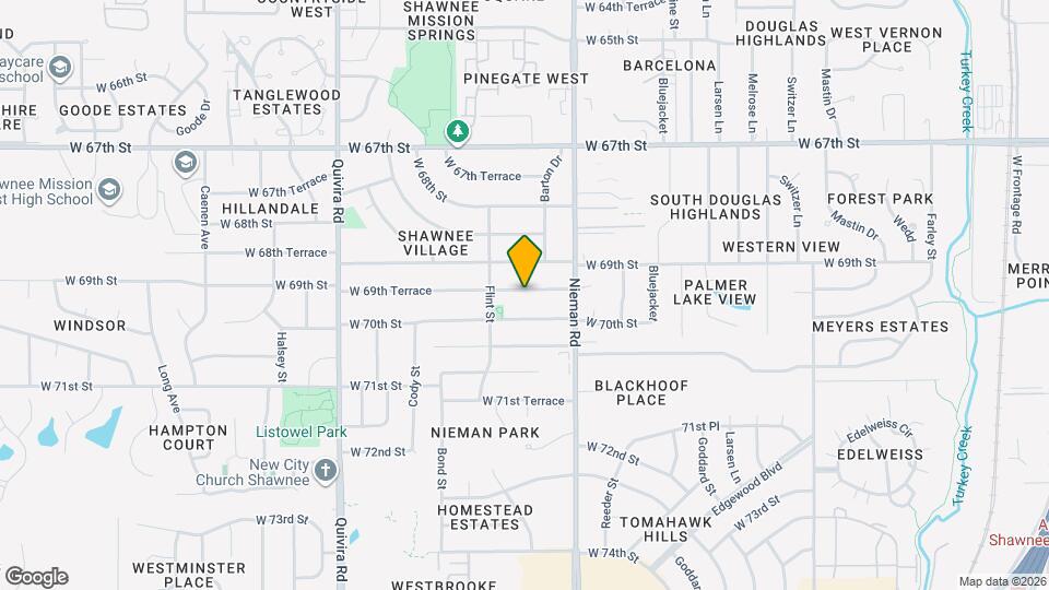 11217 W 69th Ter Map and Location Details