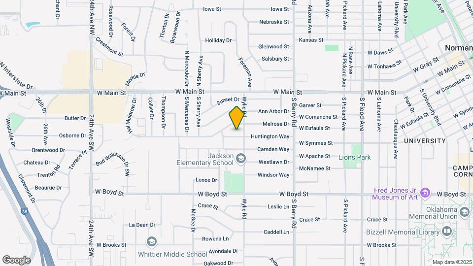 1505 Huntington Way Map and Location Details