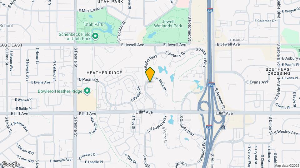 2120 S Vaughn Way Map and Location Details