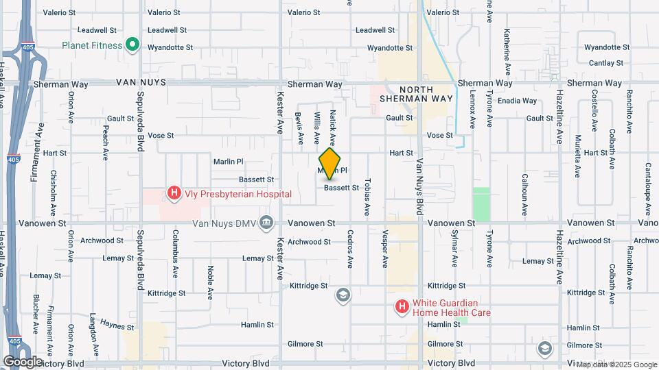 14735 Bassett St Map and Location Details