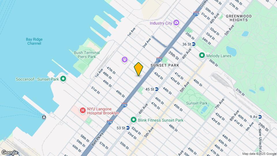 268 45th St Map and Location Details