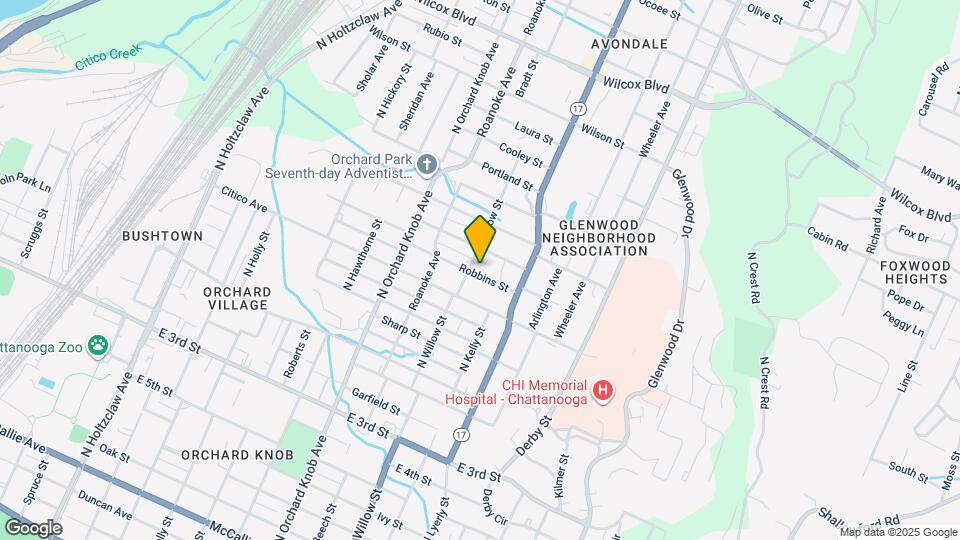 2105 Robbins St Map and Location Details