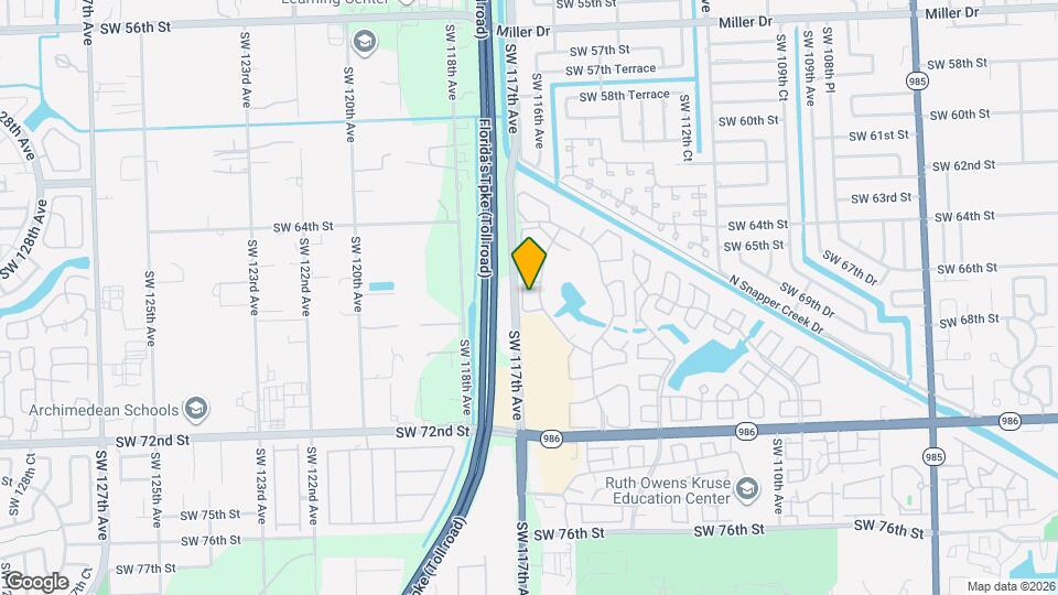 6609 SW 116th Pl Map and Location Details