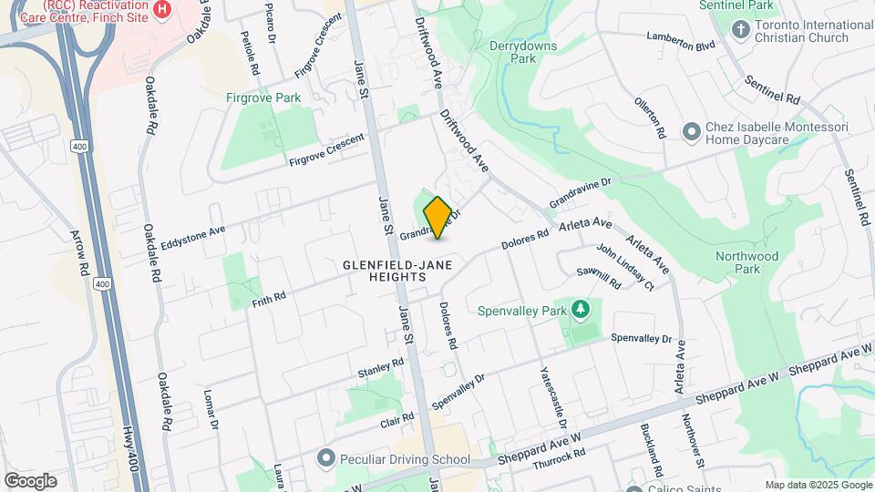 Grand Ravine Apartments Map and Location Details