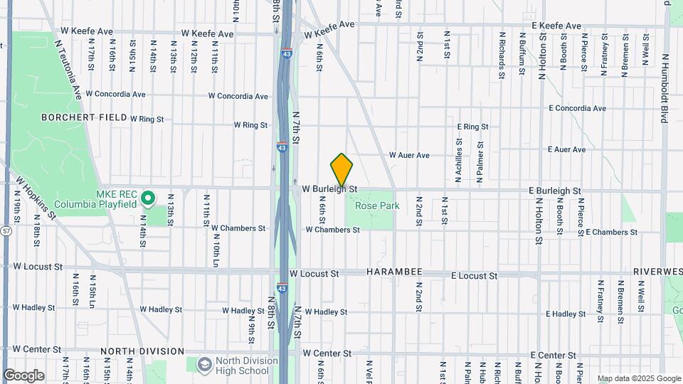 505-507-507 W Burleigh St Mapa y Detalles de la Ubicación