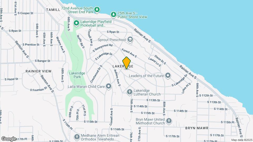 7617 S Lakeridge Dr Map and Location Details
