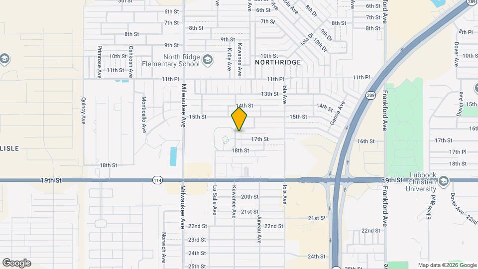 1605 Kirby Ave Map and Location Details