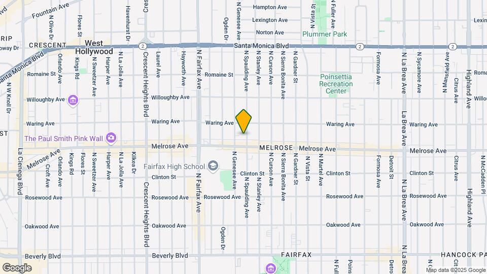 721 N Spaulding Ave Map and Location Details