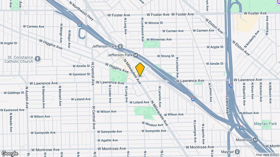 4803 N Milwaukee Ave, Unit Jefferson Park Mapa y Detalles de la Ubicación