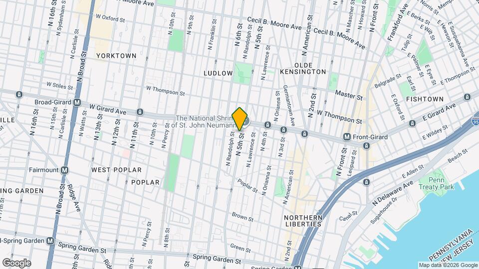 1006 N 5th St Map and Location Details