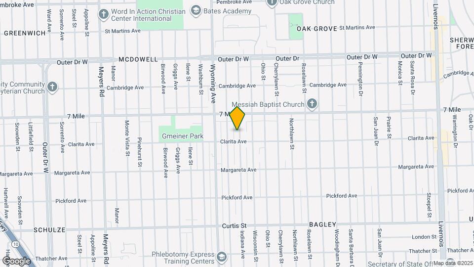 18935 Indiana St Map and Location Details