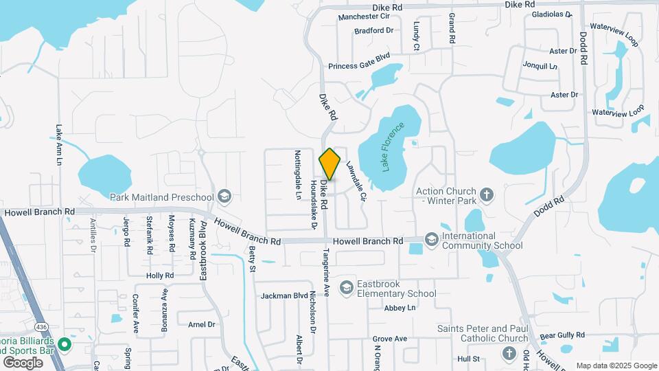 1516 Lawndale Cir Map and Location Details