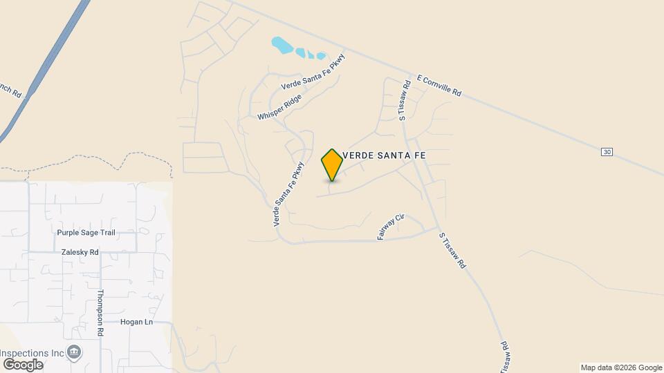 5745 E Sunset Point Dr Map and Location Details