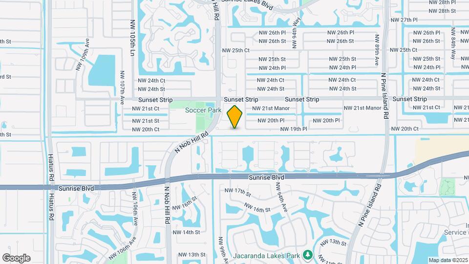 9800 NW 19th Pl Map and Location Details