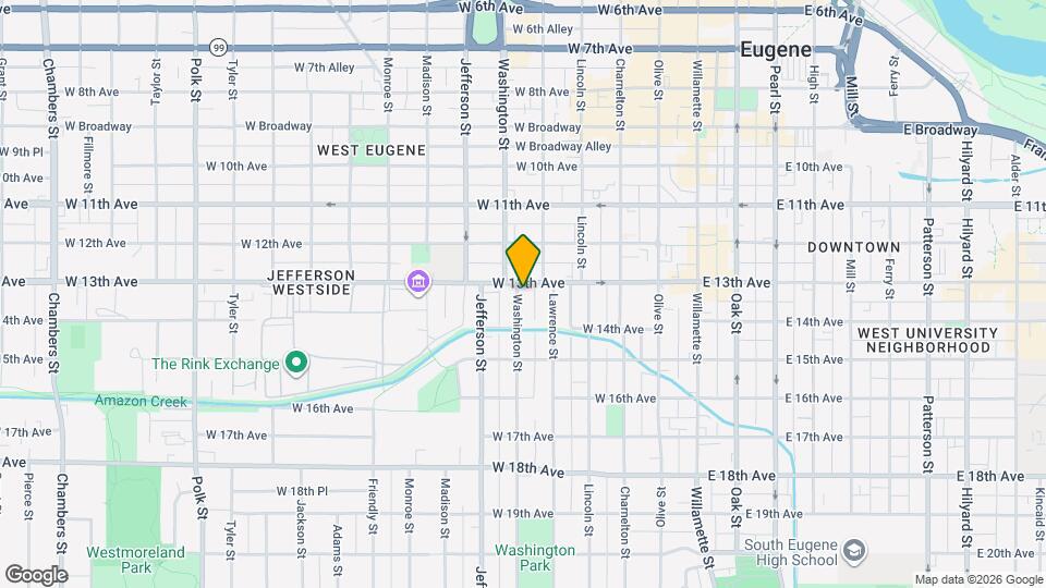 1315 Washington St Map and Location Details