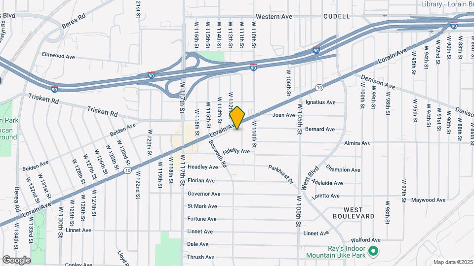 3294 W 111th St Map and Location Details