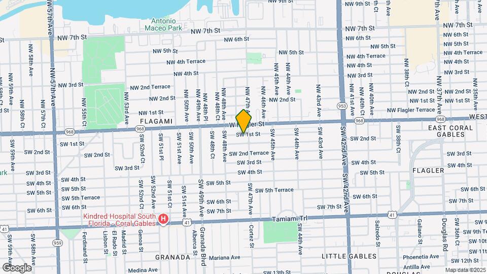 4716 SW 1st St Map and Location Details