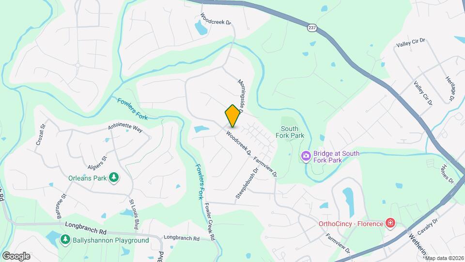 8400 Woodcreek Dr Map and Location Details