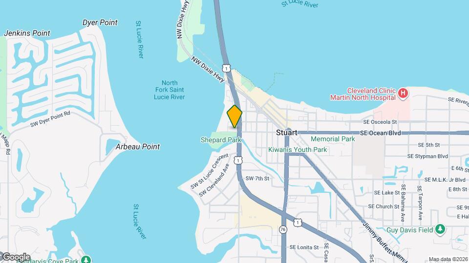 513 SW Ocean Blvd Mapa y Detalles de la Ubicación