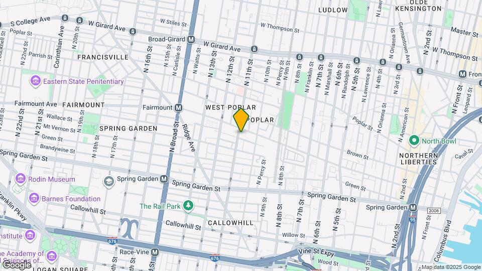 673 N 11th St Map and Location Details