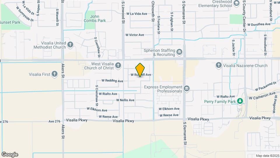 4236 W Redding Ave Map and Location Details