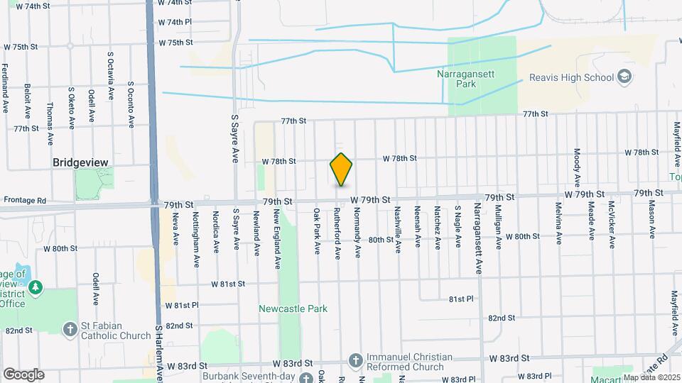 7839 S Rutherford Ave Mapa y Detalles de la Ubicación