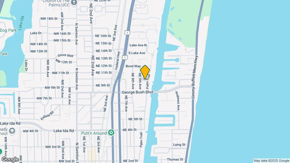 820 Palm Trail Map and Location Details