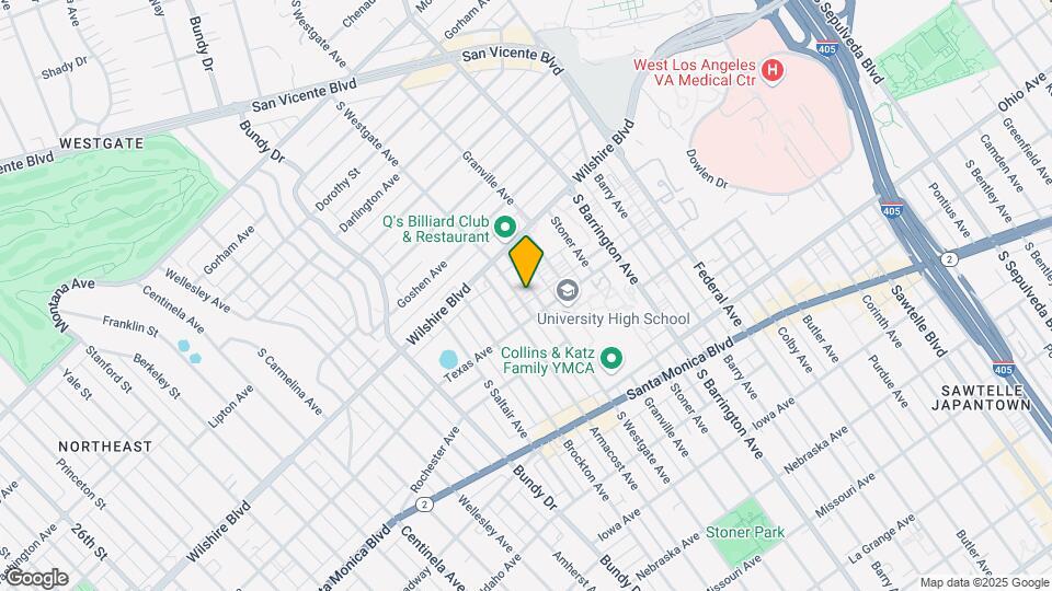 1253 S Westgate Ave Map and Location Details