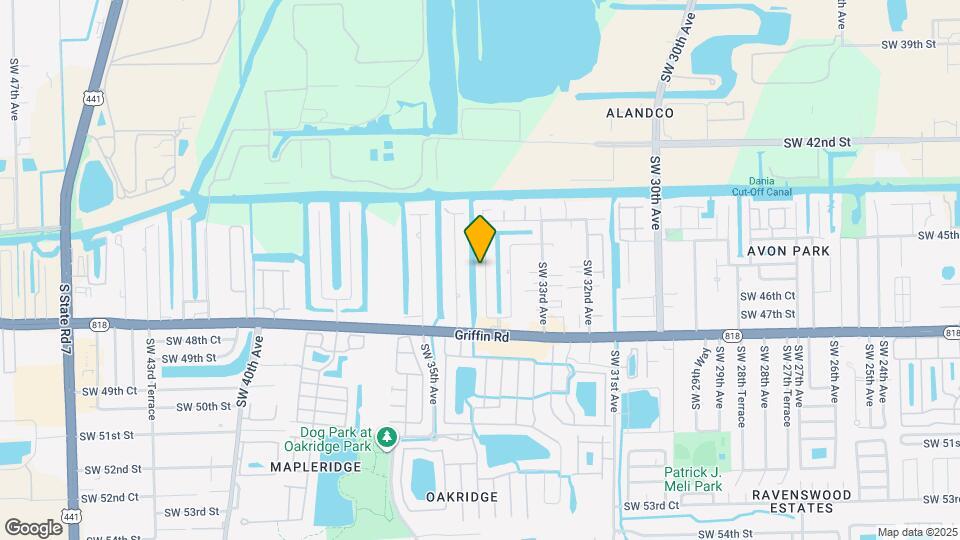 4521 SW 34th Dr Map and Location Details