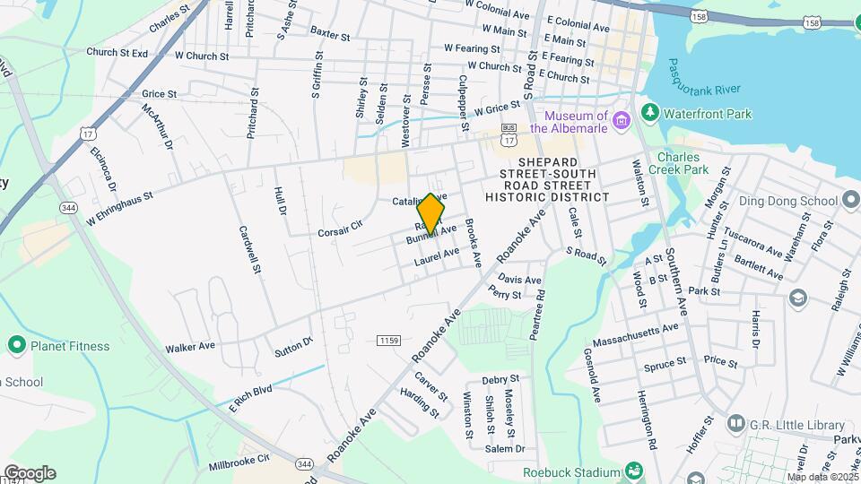 705 Adams St Map and Location Details