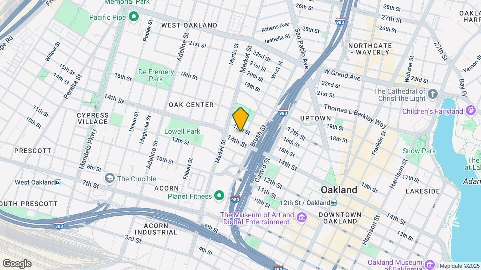1419 West St, Unit A Map and Location Details