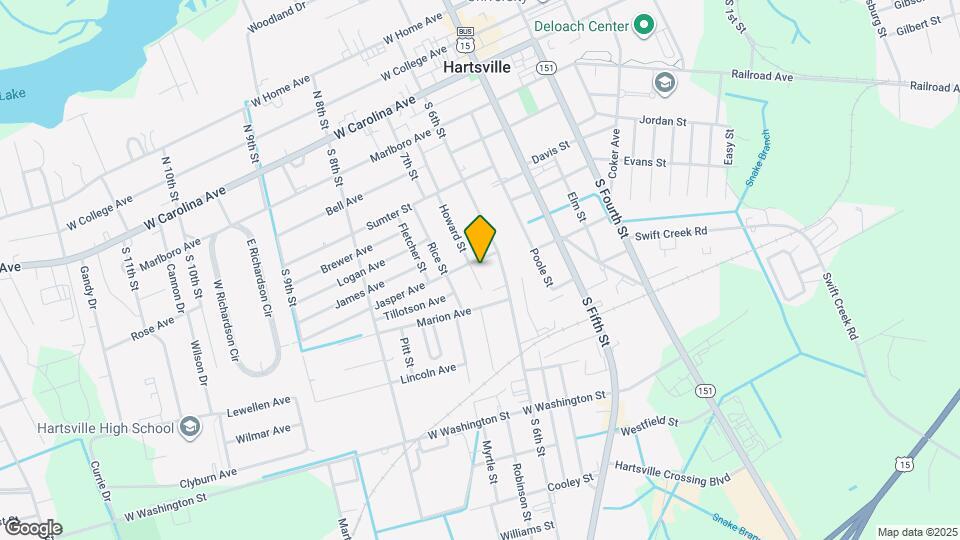 605 Howard St Map and Location Details