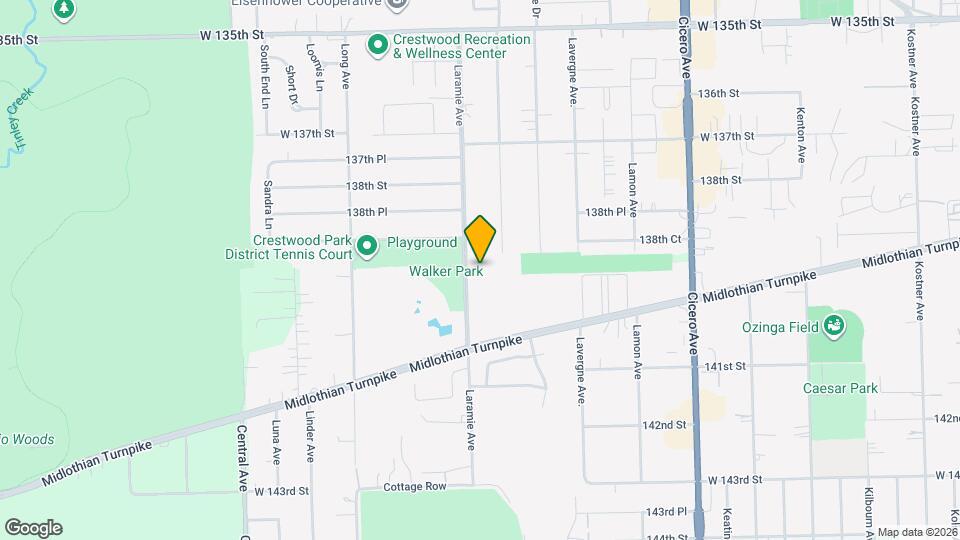 13913 Laramie Ave Mapa y Detalles de la Ubicación